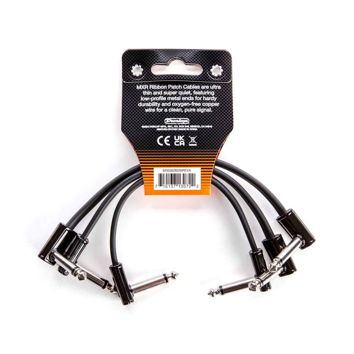 MXR MXR RIBBON PATCH CABLE 03 PACK - 06 INCH - 3PDCPR06