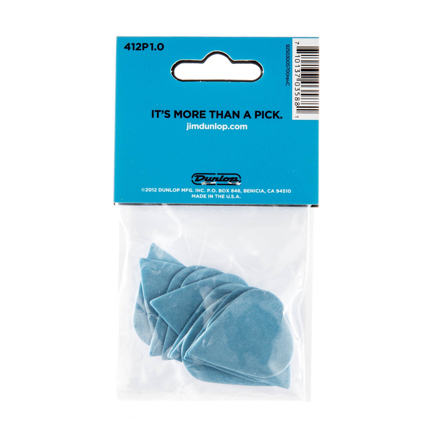 Jim Dunlop DUNLOP TORTEX 1.0mm SHARP GUITAR PICK PLAYER'S PACK 12-PACK - 412P100