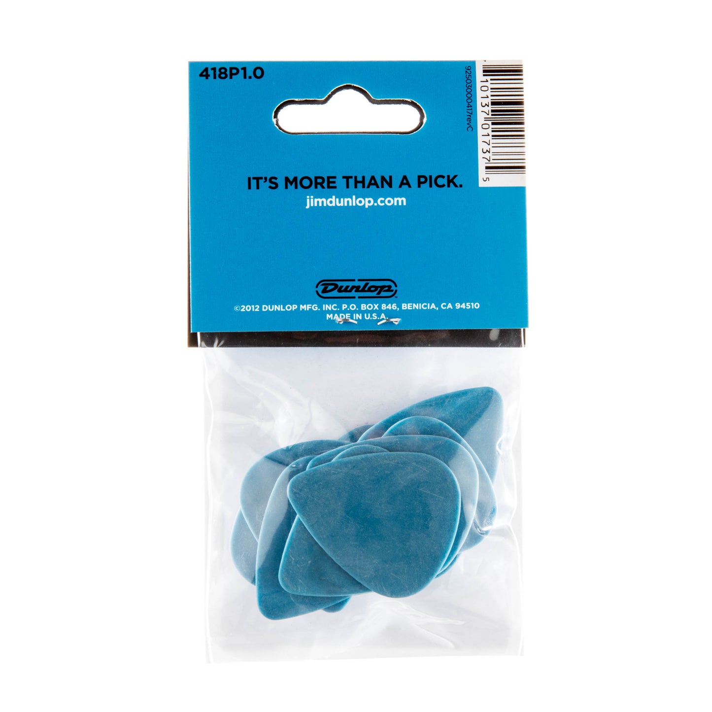 Jim Dunlop DUNLOP TORTEX 1.0mm STANDARD GUITAR PICK PLAYER'S PACK 12-PACK - 418P100