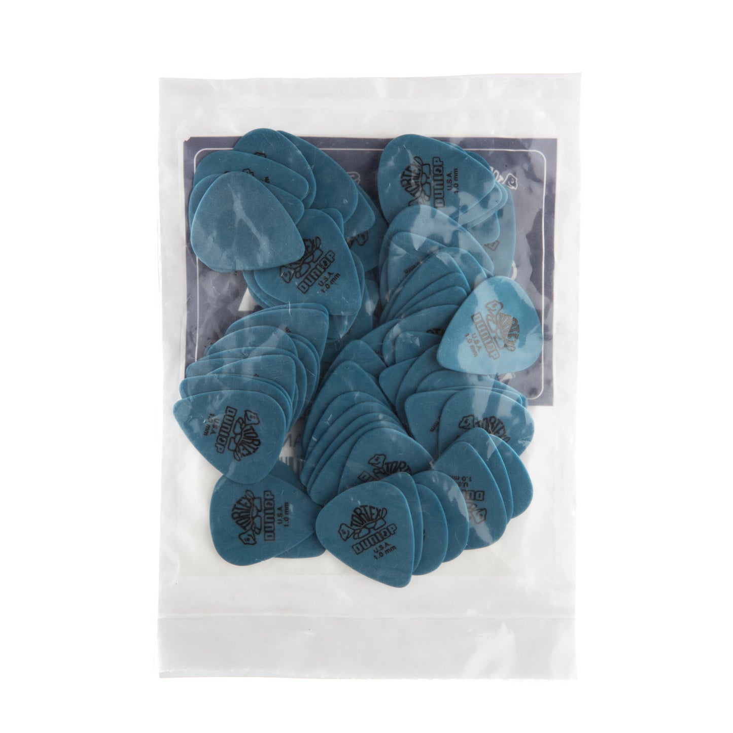 Jim Dunlop DUNLOP TORTEX 1.0mm STANDARD GUITAR PICK REFILL BAG 72-PACK - 418R100