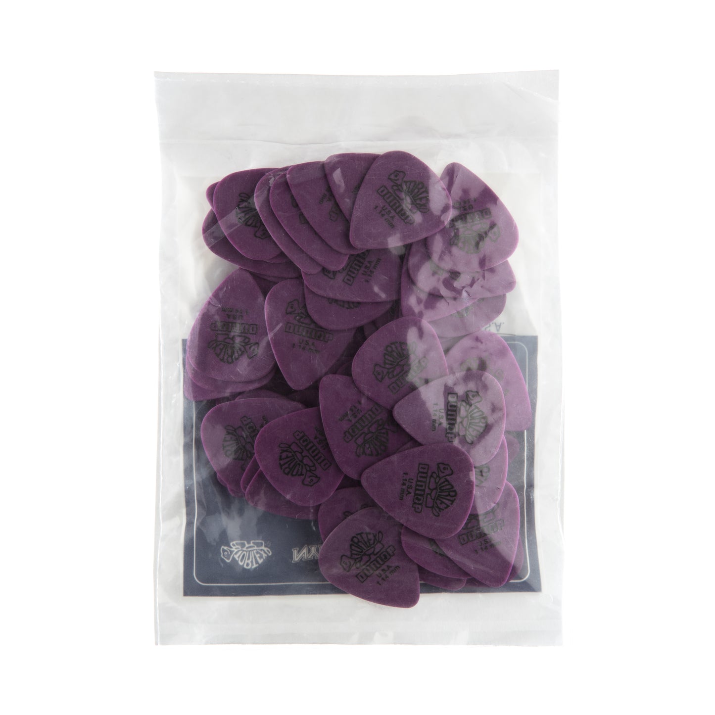 Jim Dunlop DUNLOP TORTEX 1.14mm STANDARD GUITAR PICK REFILL BAG 72-PACK - 418R114