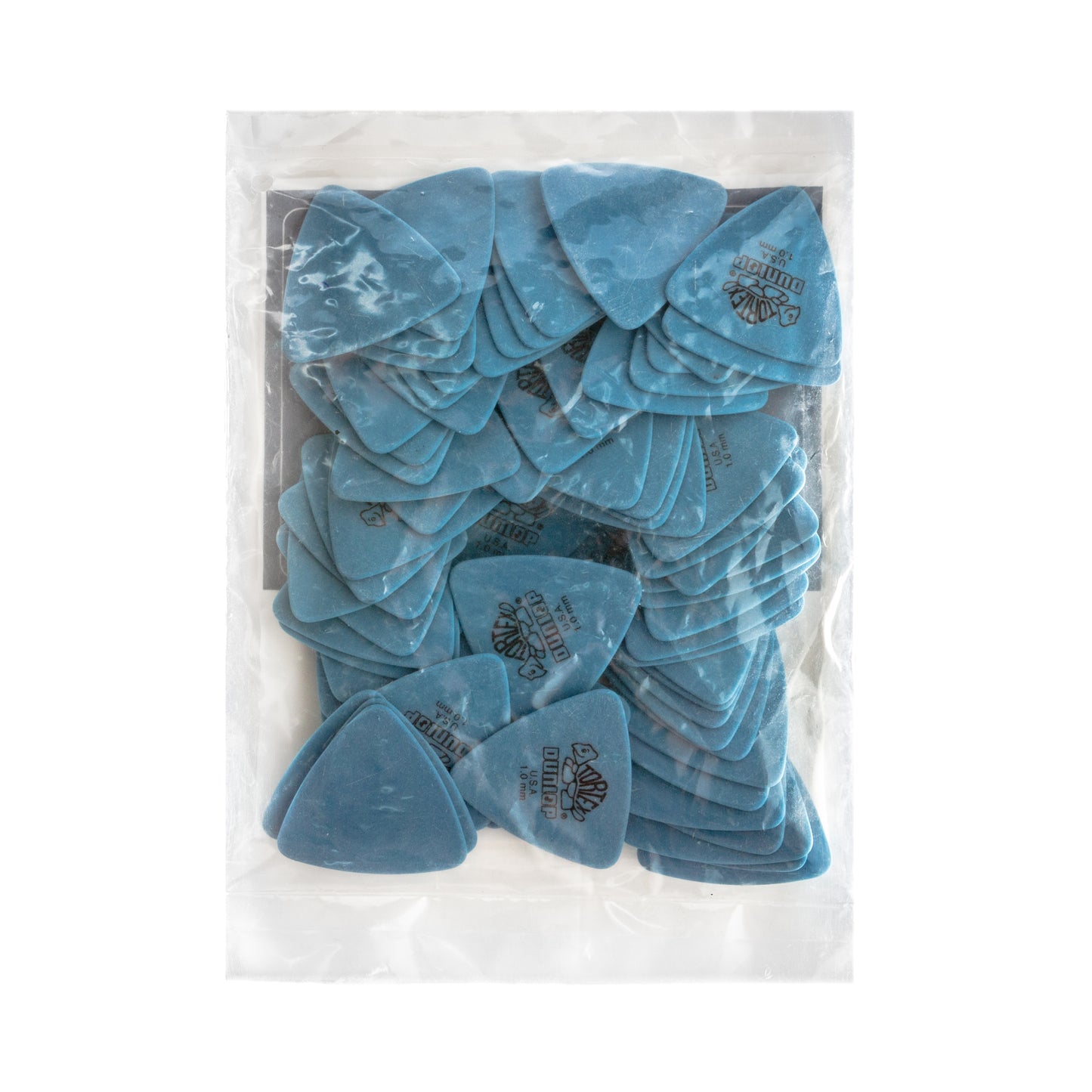 Jim Dunlop DUNLOP TORTEX 1.0mm TRIANGLE GUITAR PICK REFILL BAG 72-PACK - 431R100