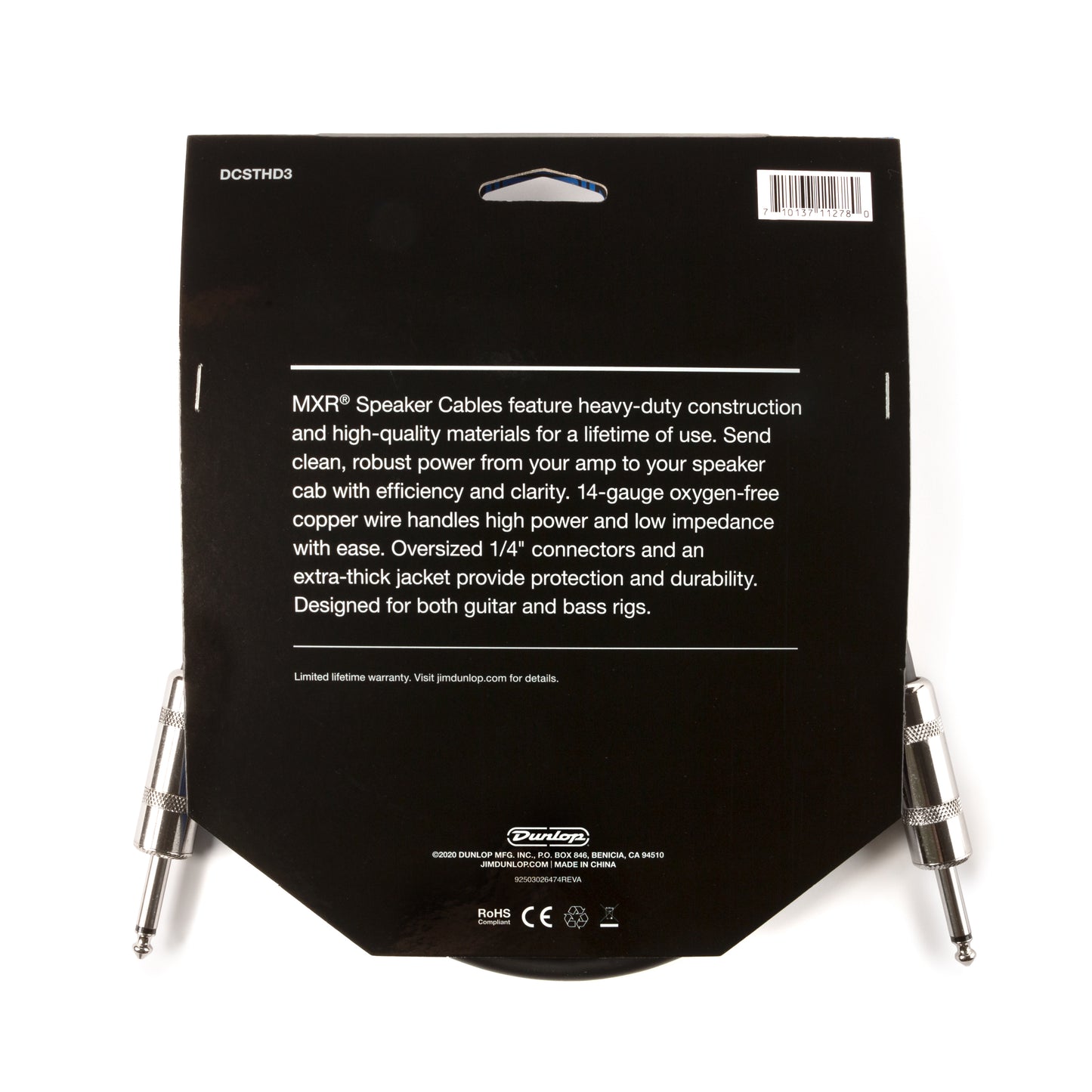 MXR MXR HD SPEAKER CABLE - 03 FOOT - DCSTHD3
