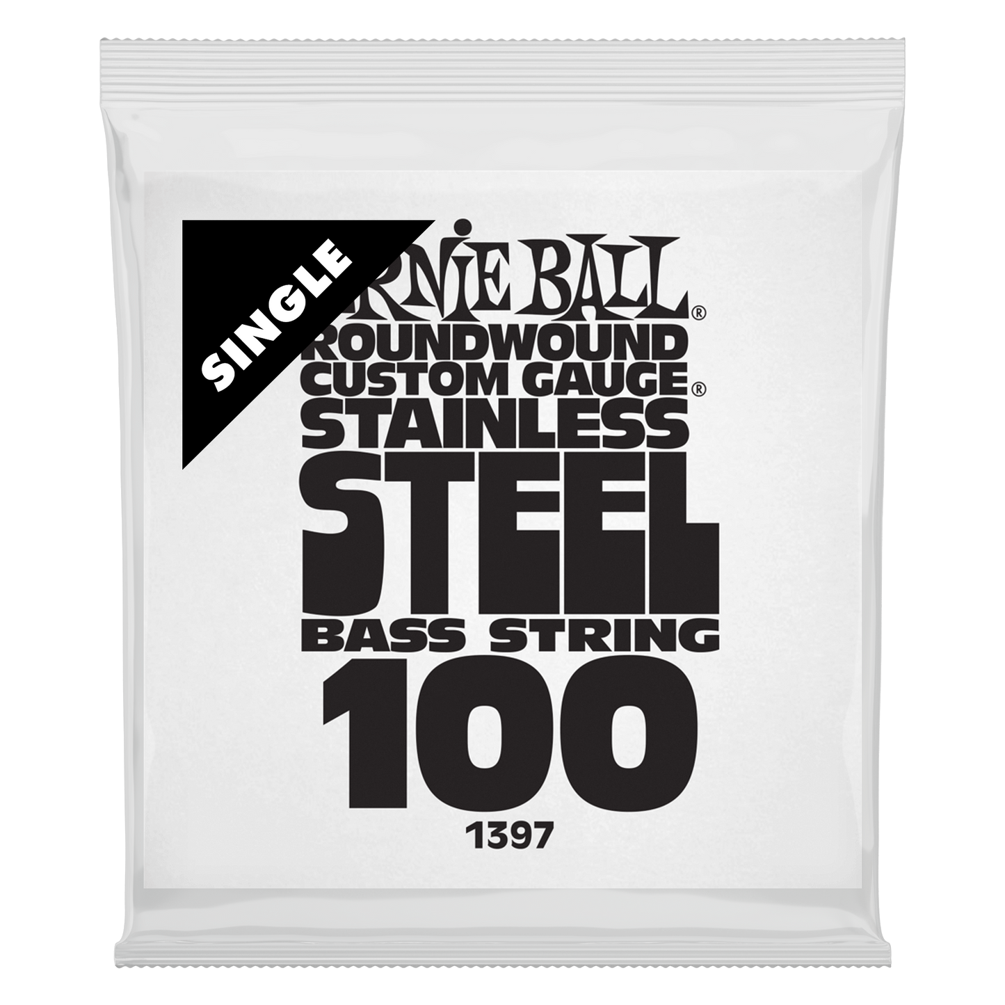 Ernie Ball Ernie Ball Stainless Steel Round Wound Single Bass String .100 P01397