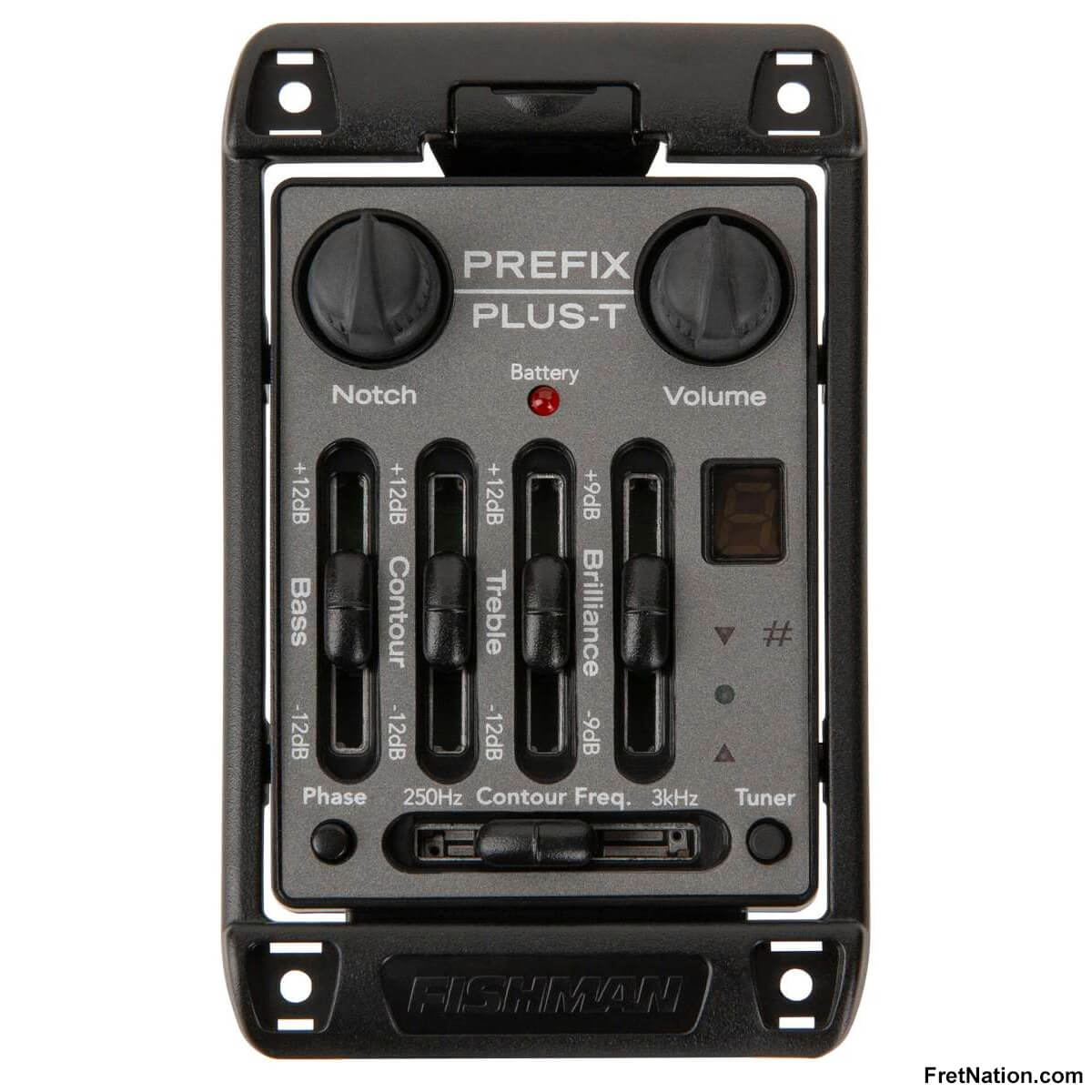 Warwick Warwick Parts - Fishman Prefix Plus-T Electronics and Piezo Pickup, 4-String - SP W 60801