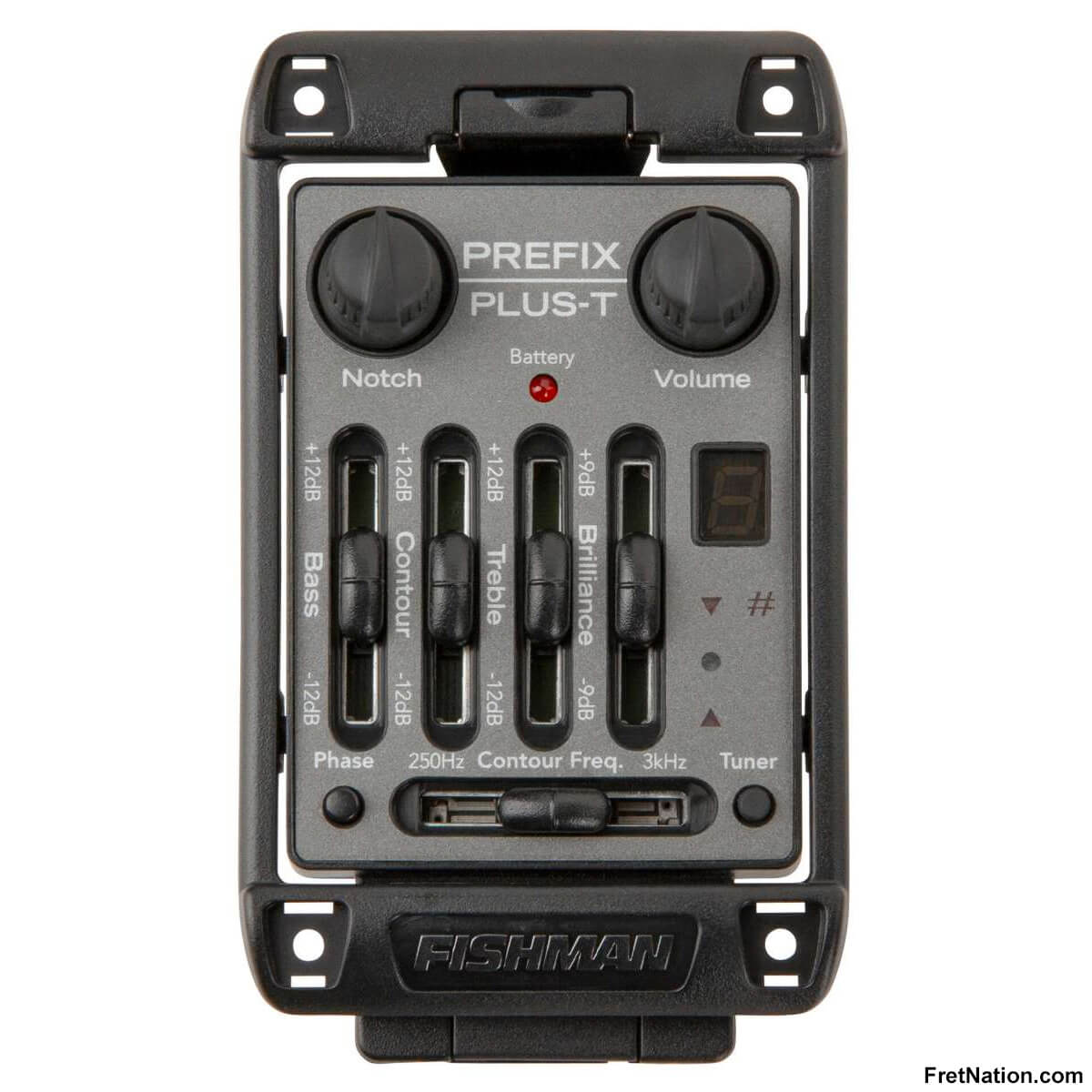 Warwick Warwick Parts - Fishman Prefix Plus-T Electronics and Piezo Pickup, 6-String - SP W 60807