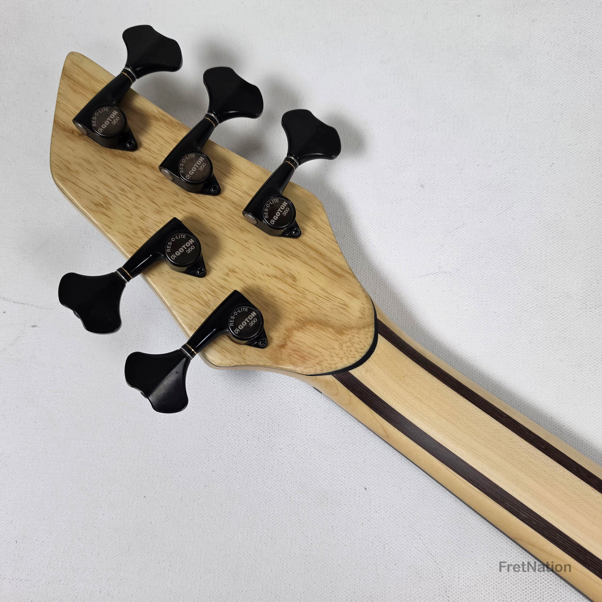 AC Guitars AC Guitars Krell 5-String Fretless Bass 34" Scale Turkish Walnut 8.86lbs