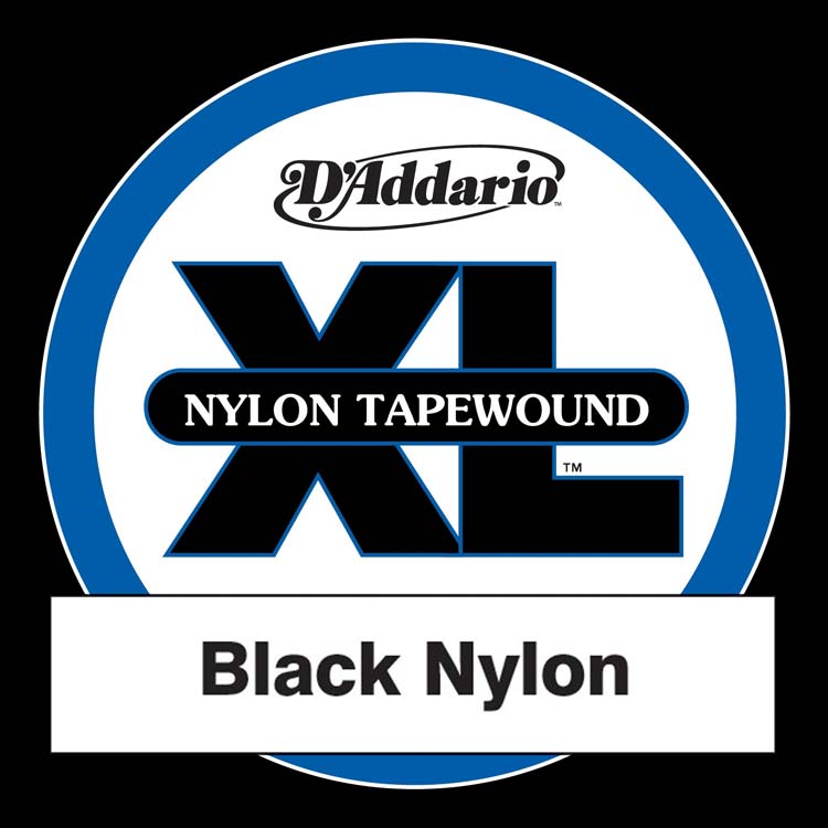 D'Addario D'Addario Black Nylon Tapewound Single String Long Scale - .135 TWB135