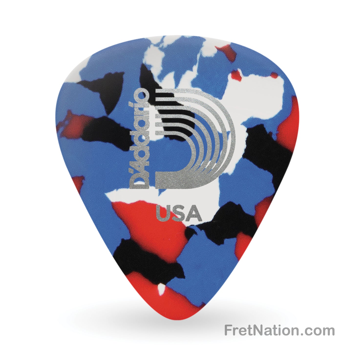 D'Addario D'Addario Classic Multi-Color Celluloid Guitar Picks, 25 pack, Medium - 1CMC4-25