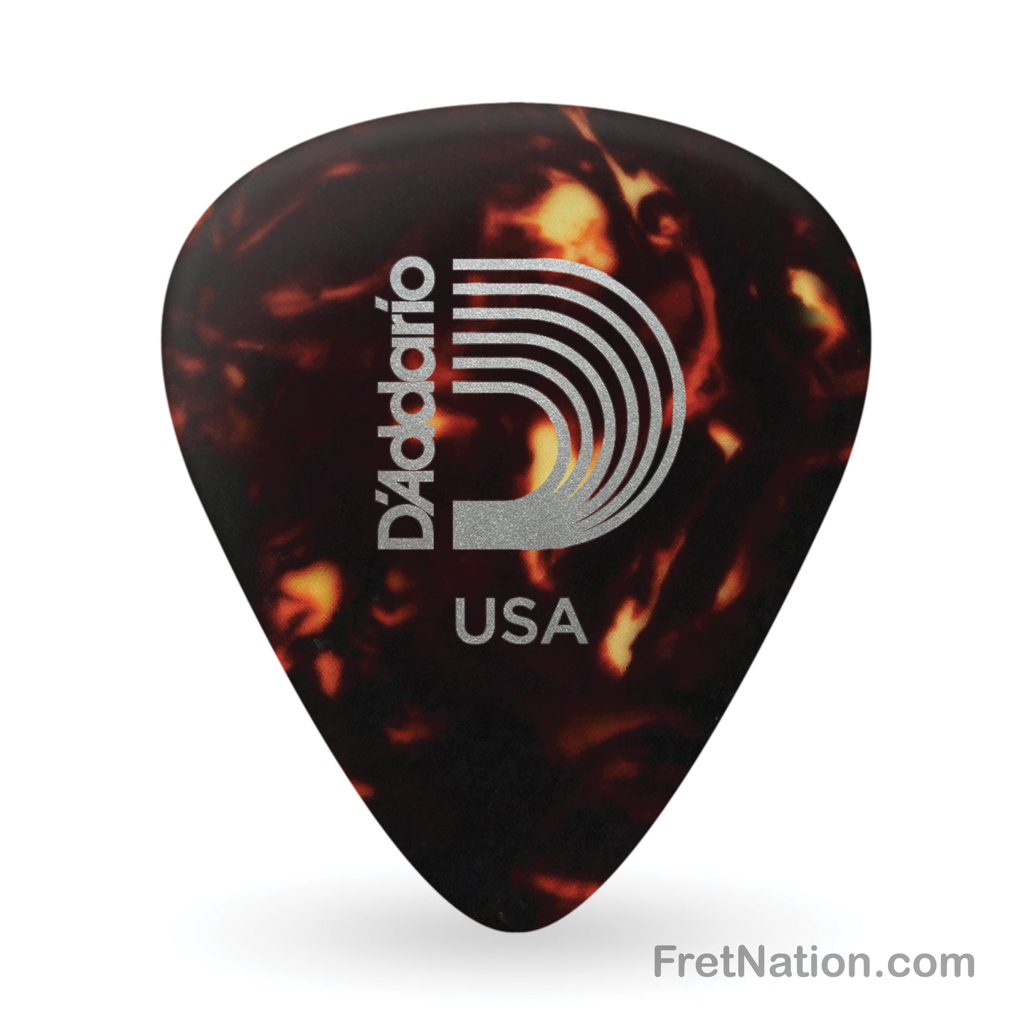 D'Addario D'Addario Shell-Color Celluloid Guitar Picks, 100 pack, Heavy - 1CSH6-100