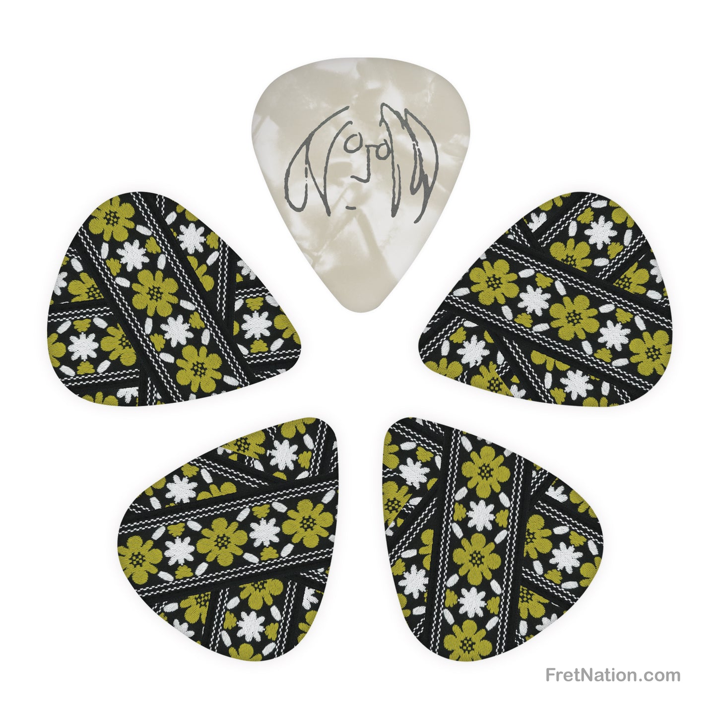 D'Addario D'Addario John Lennon Rooftop .70mm Guitar Picks 10-pack Medium - 1CWH4-02JL