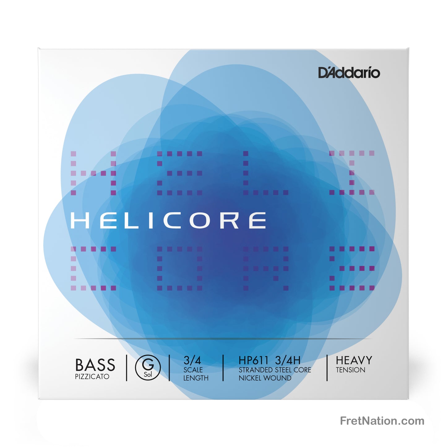 D'Addario D'Addario Helicore Single 3/4 Scale Pizzicato Double Bass G String - HP611 3/4H Heavy