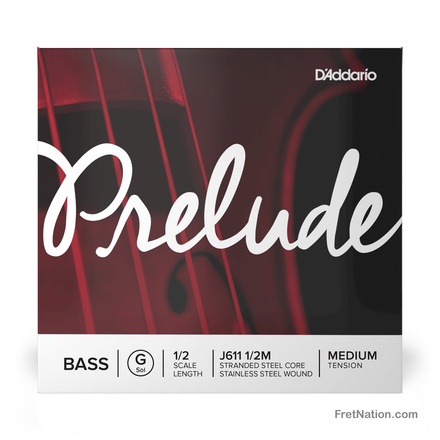 D'Addario D'Addario Prelude Single 1/2 Scale Double Bass G String - J611 1/2M Medium