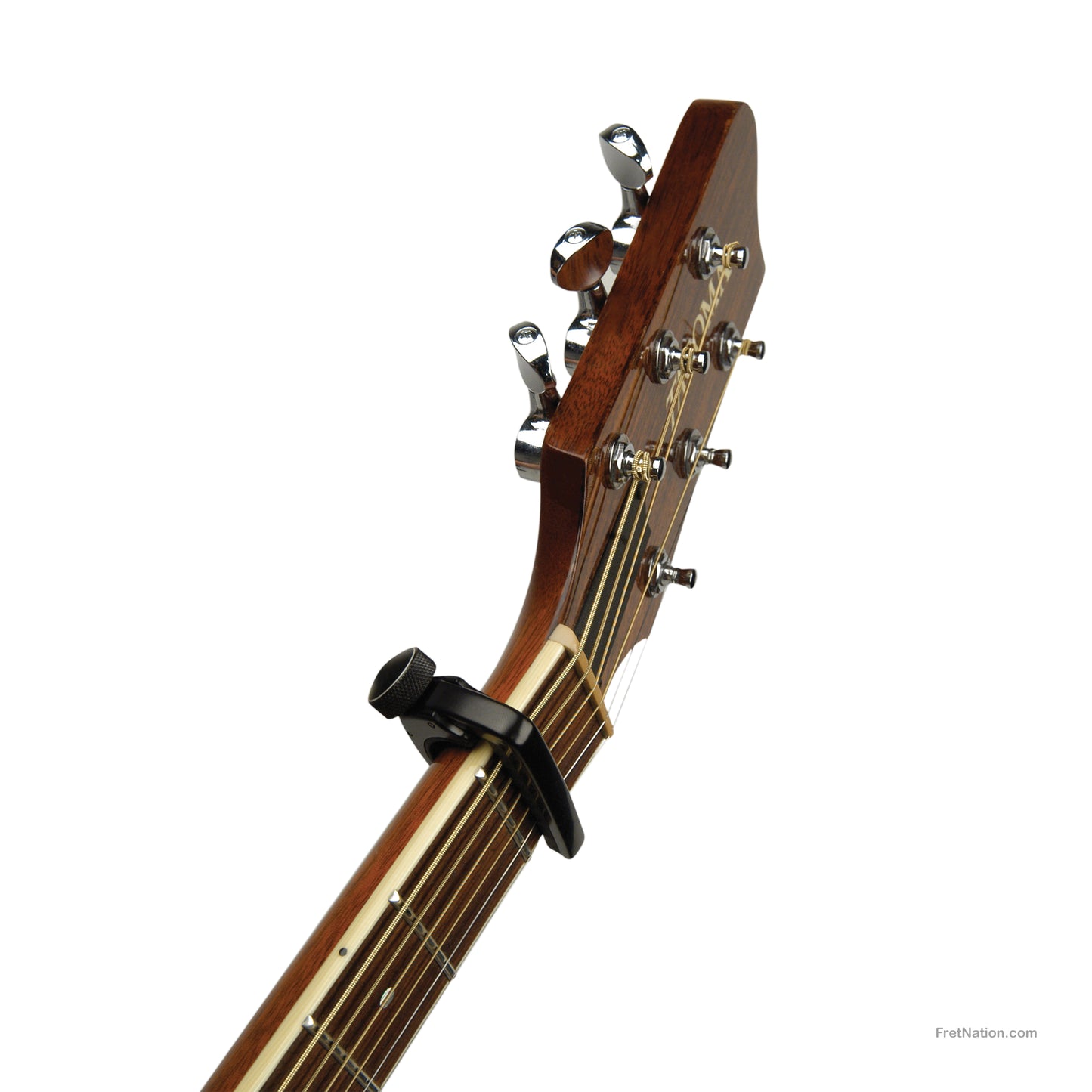 D'Addario D'Addario Capo Lite Acoustic Guitar and Electric Guitar - PW-CP-07 Black