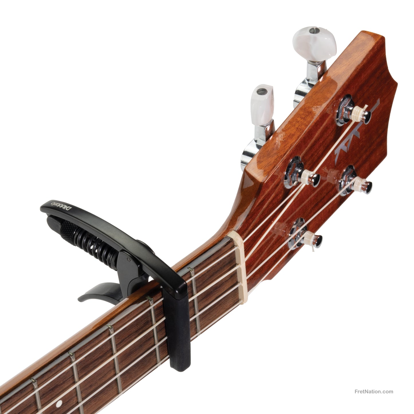 D'Addario D'Addario Tri-Action Ukulele Capo - PW-CP-20 Black