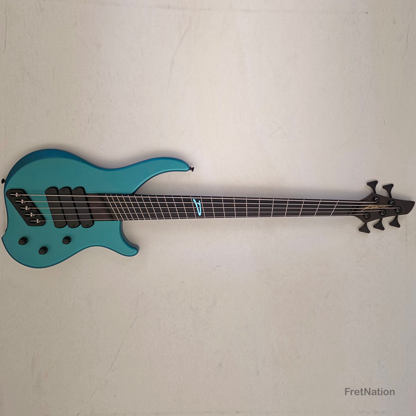 Dingwall Afterburner Z 5-String Bass ABZ Dark Betta Teal Passive 8.14lbs #8160