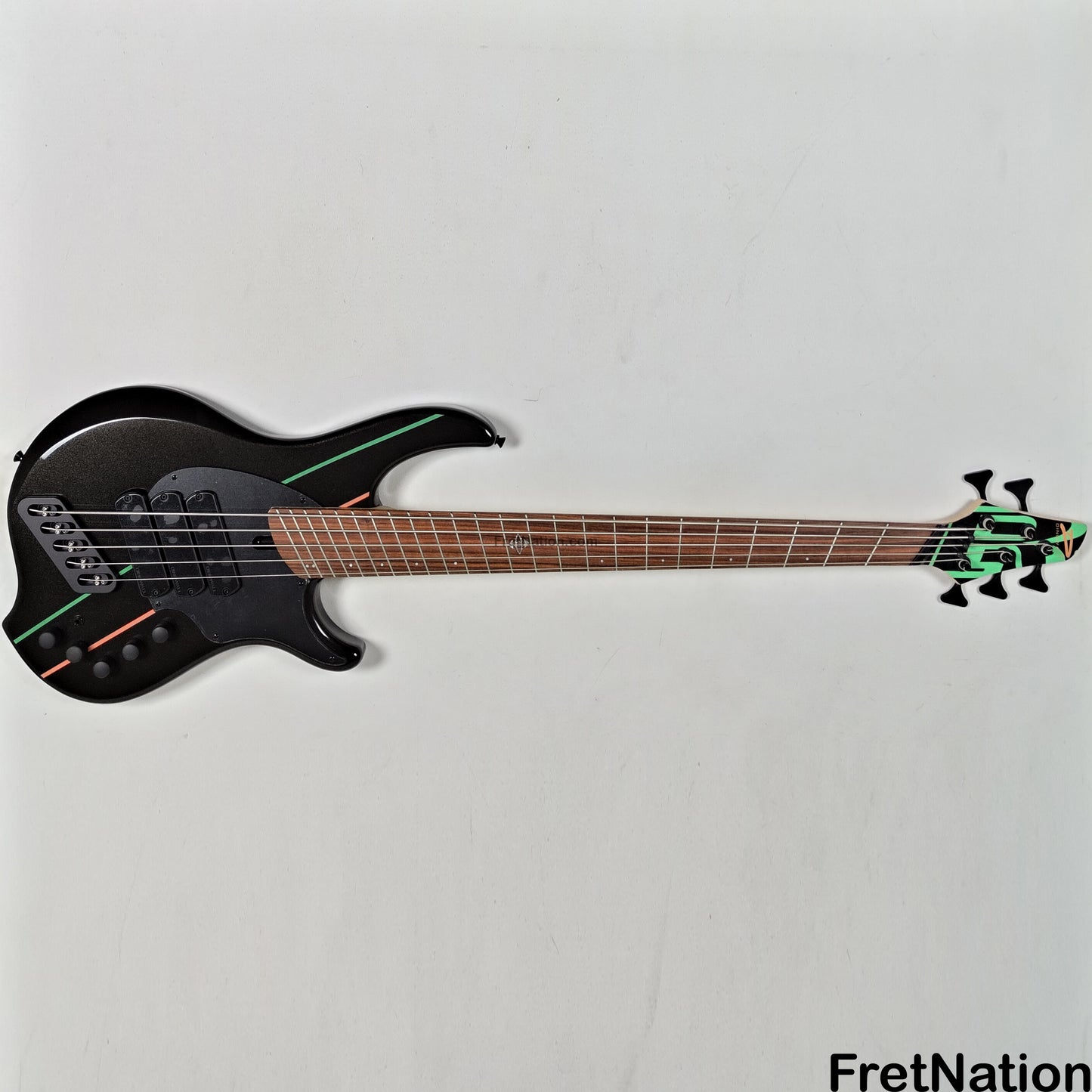 Dingwall Dingwall JT3 John Taylor 5-String Metallic Black Bass 9.38lbs 19887