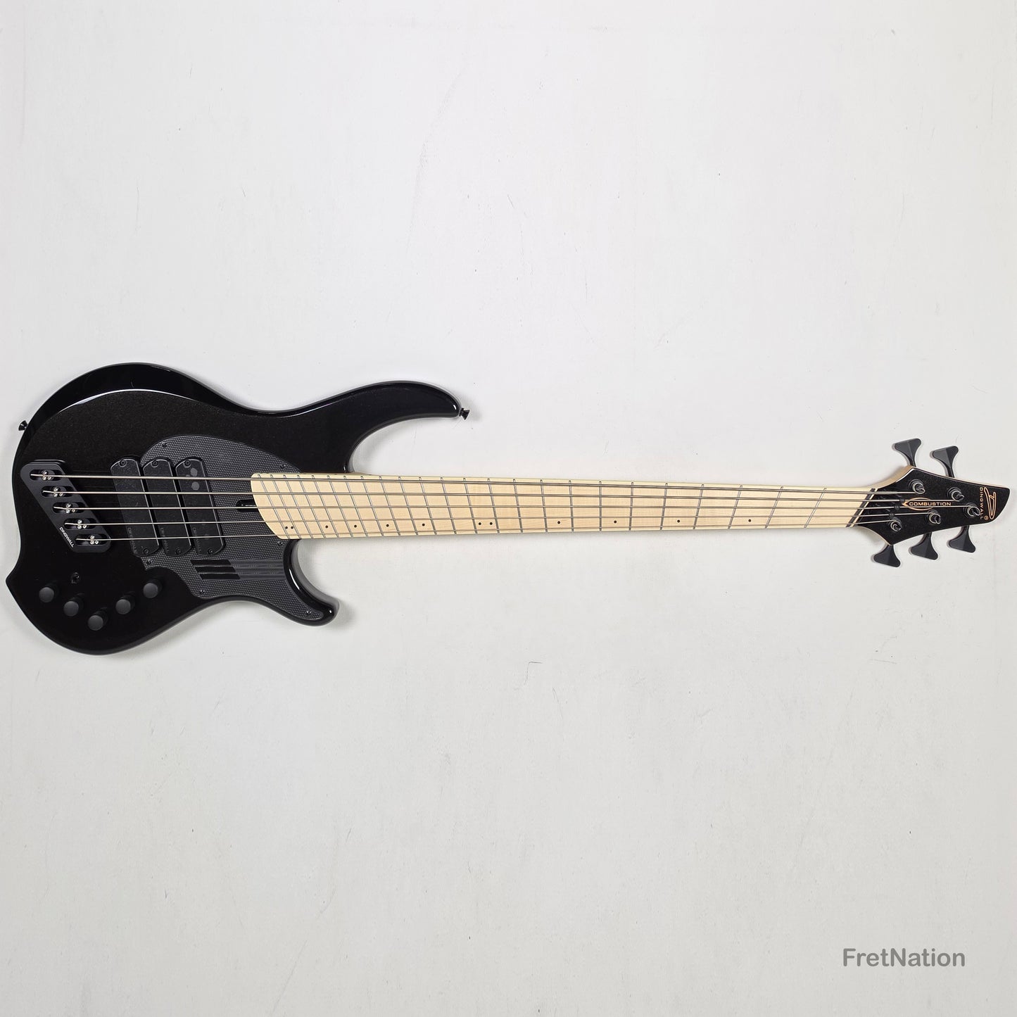 Dingwall Dingwall NG3 5-String Metallic Black Fanned Fret Multi-Scale - 9.14lbs #20928B B-Stock
