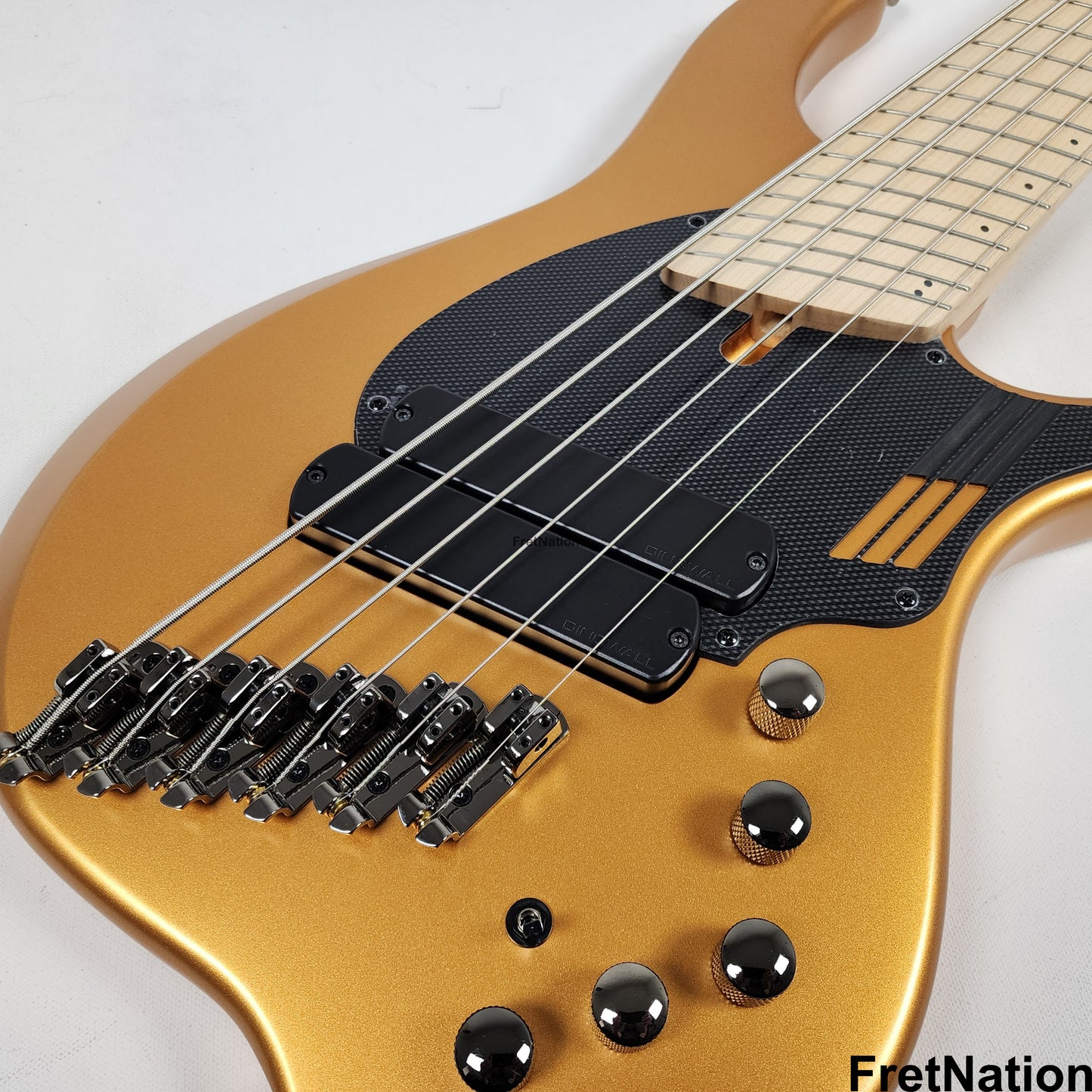Dingwall Dingwall NG2 6-String Matte Gold Metallic Electric Bass w/ Bag 9.34lbs 14456