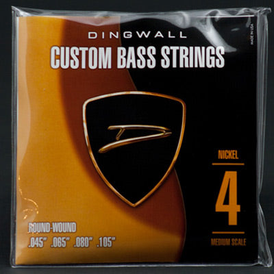 Dingwall Dingwall Nickel Plated Steel Super P / Super J Multi-Scale Length - 4-String 45-105 MS-NI-45105