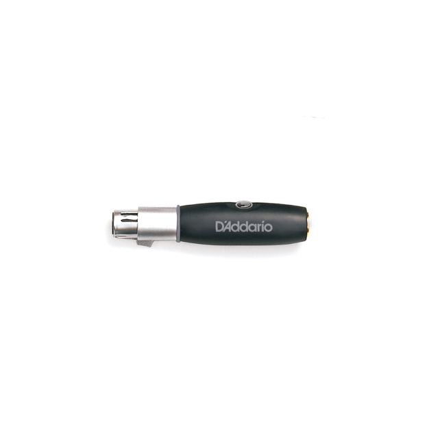 D'Addario D'Addario XLR Female to 1/4" Female Balanced Adaptor - PW-P047BB