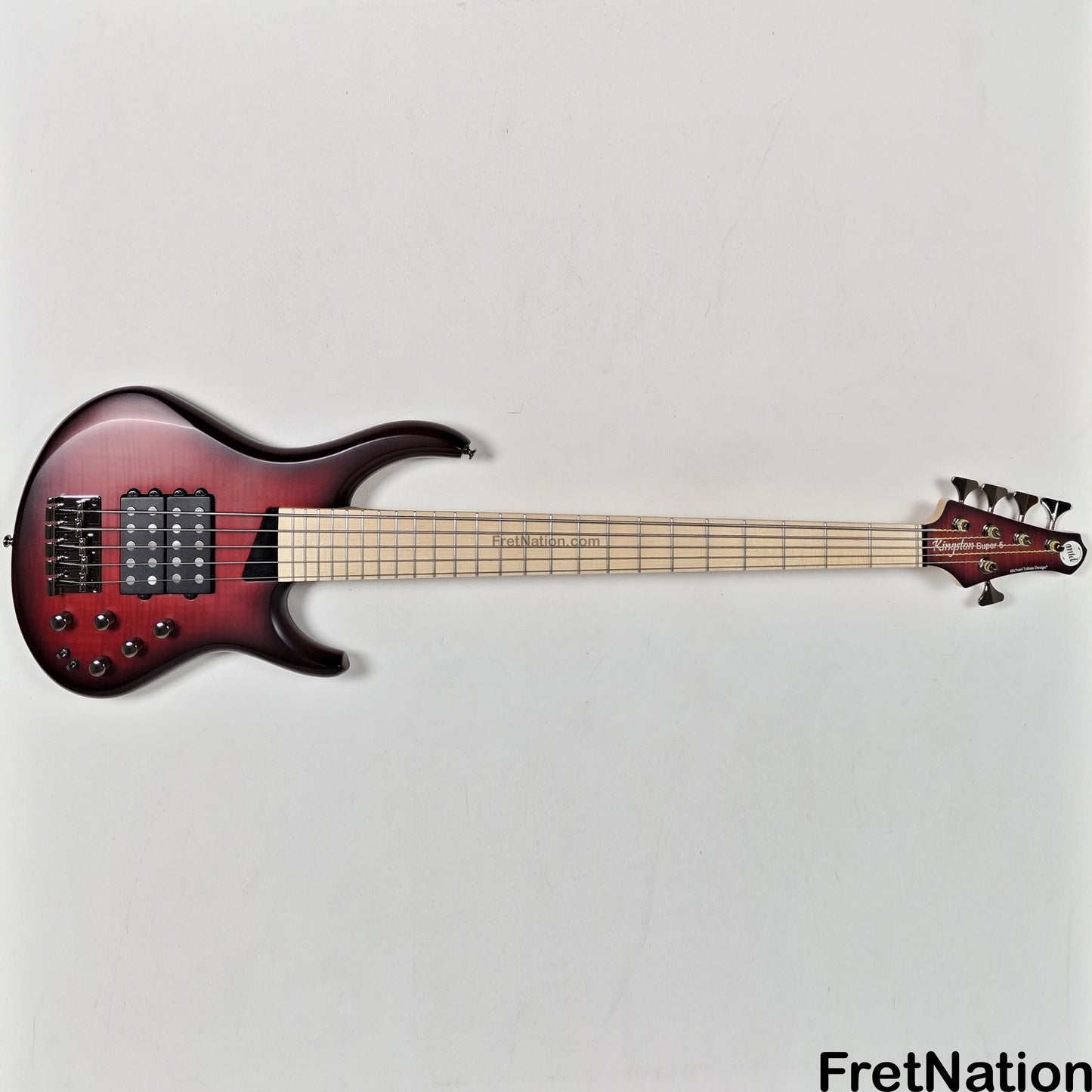 MTD MTD Kingston Super 5 String Bass Dr. Brown's Burst - 9.36lbs SN: MTD24070095