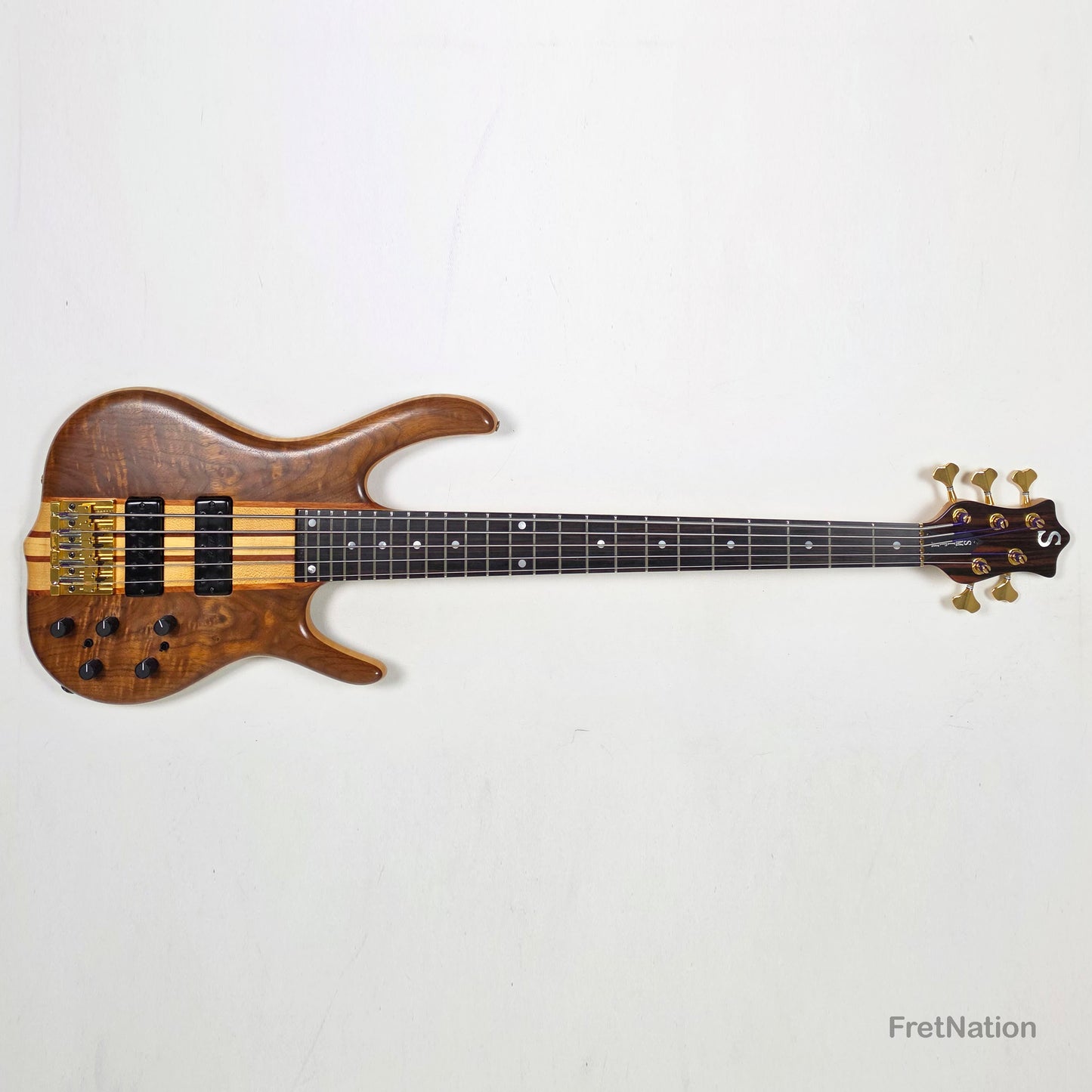 Ken Smith BSR-5TN Black Tiger 5-String Bass 2001 - 10.12lbs #5TN205701-20 Pre-Owned