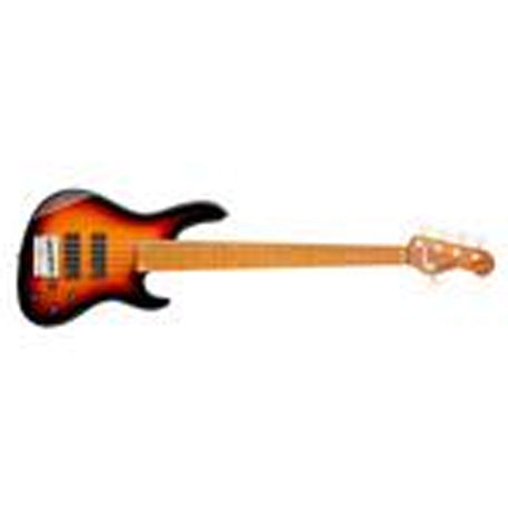 Sadowsky Sadowsky MetroExpress 24MS5 5-String Modern Bass - Tobacco Sunburst Transparent High Polish w/ Maple Fingerboard