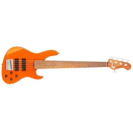 Sadowsky Sadowsky MetroExpress 24MS5 5-String Modern Bass - Solid Candy Apple Orange High Polish w/ Morado Fingerboard