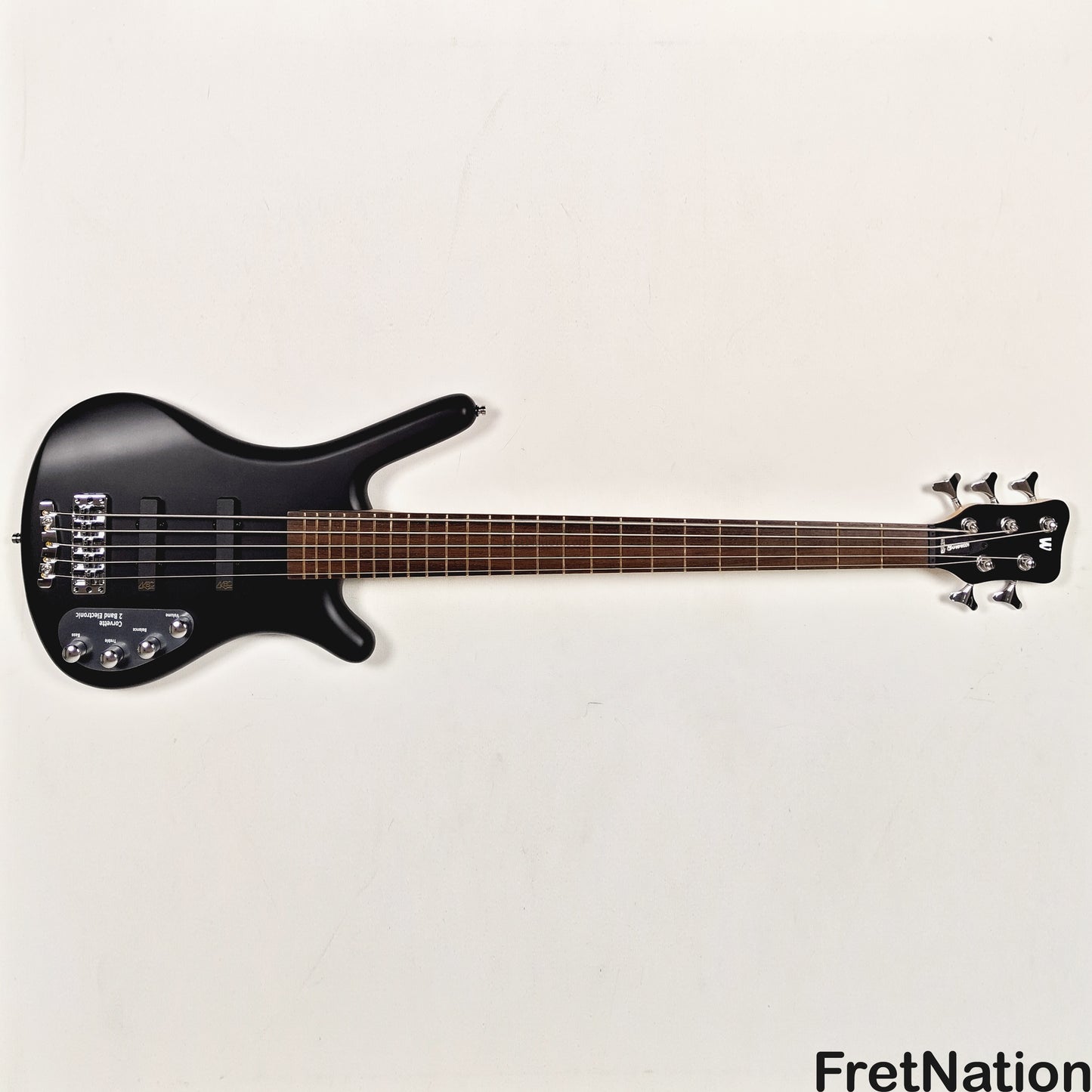 Warwick Warwick RockBass Corvette Basic 5-String Active Bass Nirvana Black Transparent Satin 8.65lbs #570670-25