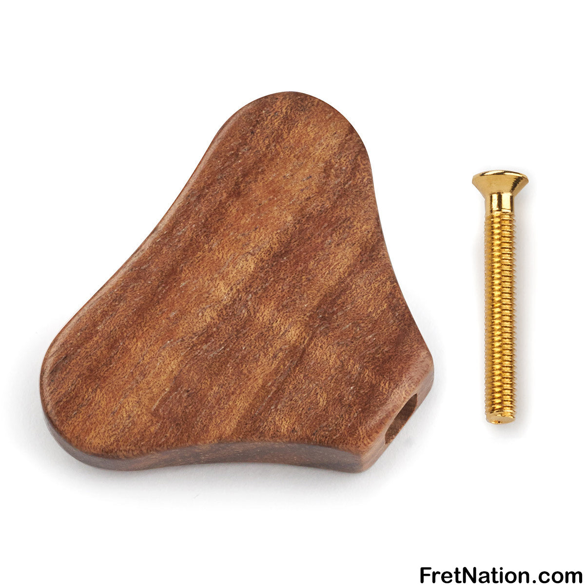 Warwick Warwick Parts - Wooden Peg for Warwick Machine Heads - Flamed Koa (with Gold Screw) - SP W 30040 KOT G