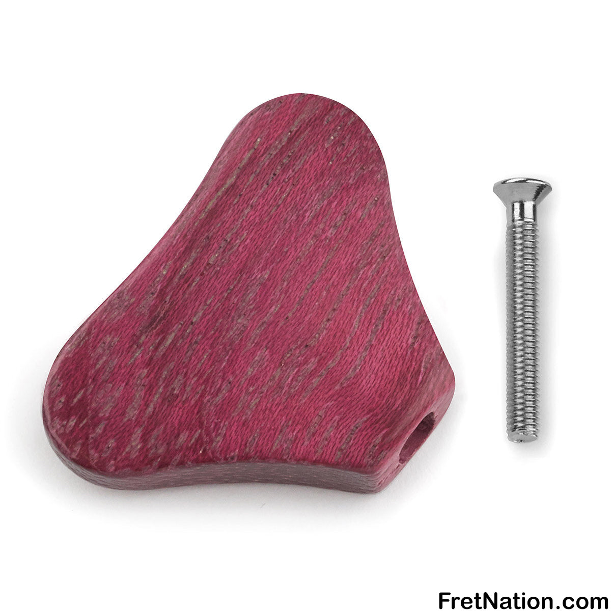 Warwick Warwick Parts - Wooden Peg for Warwick Machine Heads - Purpleheart (with Chrome Screw) - SP W 30040 PPH C