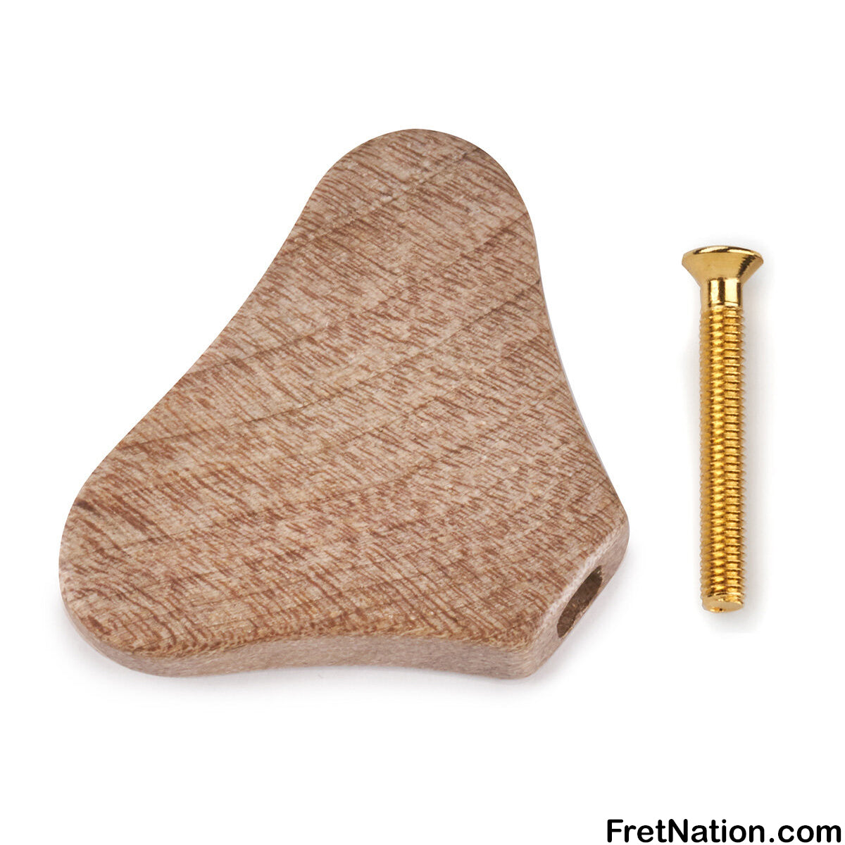 Warwick Warwick Parts - Wooden Peg for Warwick Machine Heads - Walnut Burl (with Gold Screw) - SP W 30040 WB G