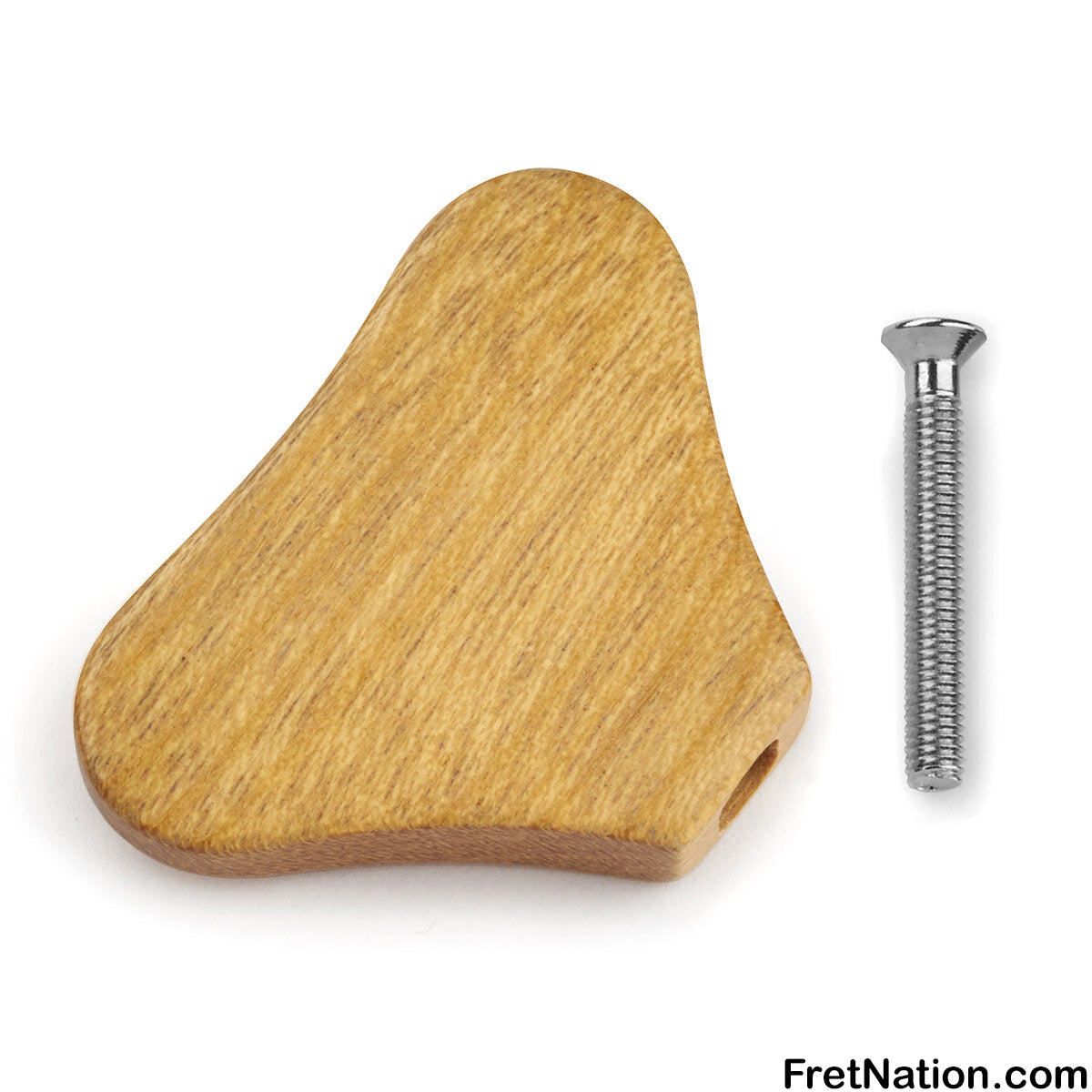 Warwick Warwick Parts - Wooden Peg for Warwick Machine Heads - Yellow Heart (with Chrome Screw) - SP W 30040 YEL C