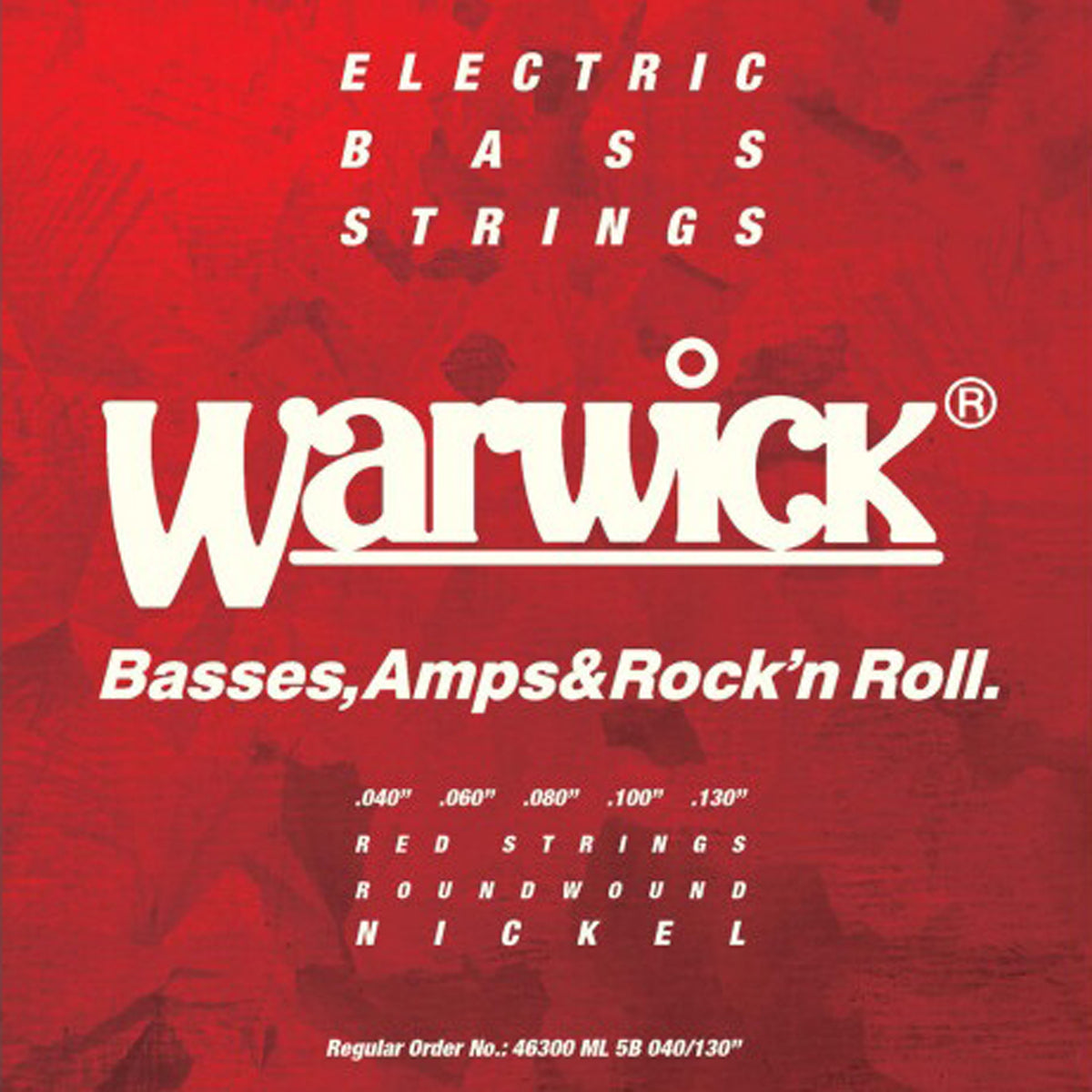 Warwick Warwick Red Label Nickel Plated Steel Bass String Set Long Scale - 5-String 40-130 46300 ML 5 040/130"