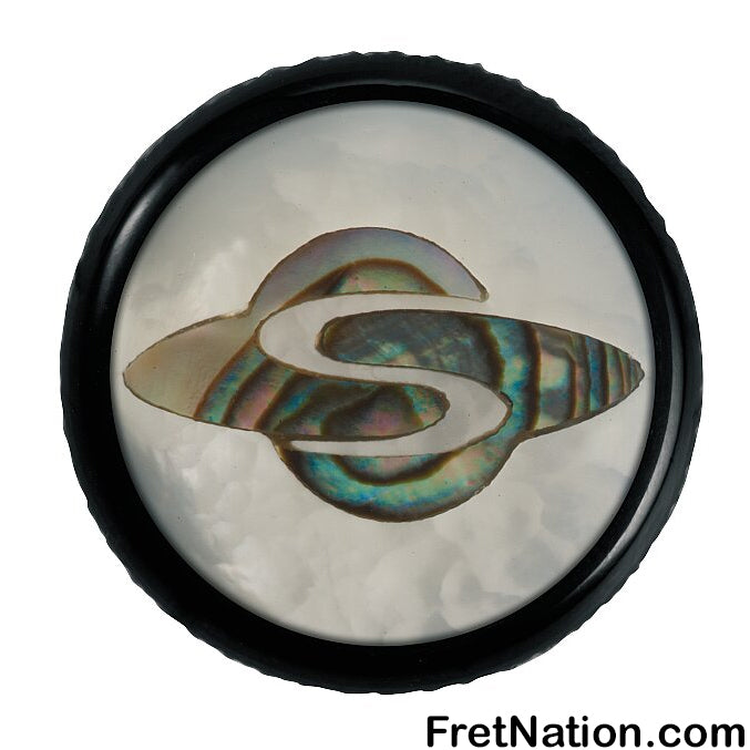 Warwick Framus & Warwick - Potentiometer Dome Knob, Planet, Inlay - Black - SP 30415 BK PLANET