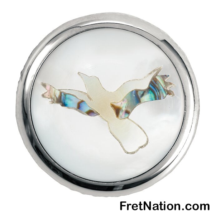 Warwick Framus & Warwick - Potentiometer Dome Knob, Eagle, Inlay - Chrome - SP 30418 CR EAGLE