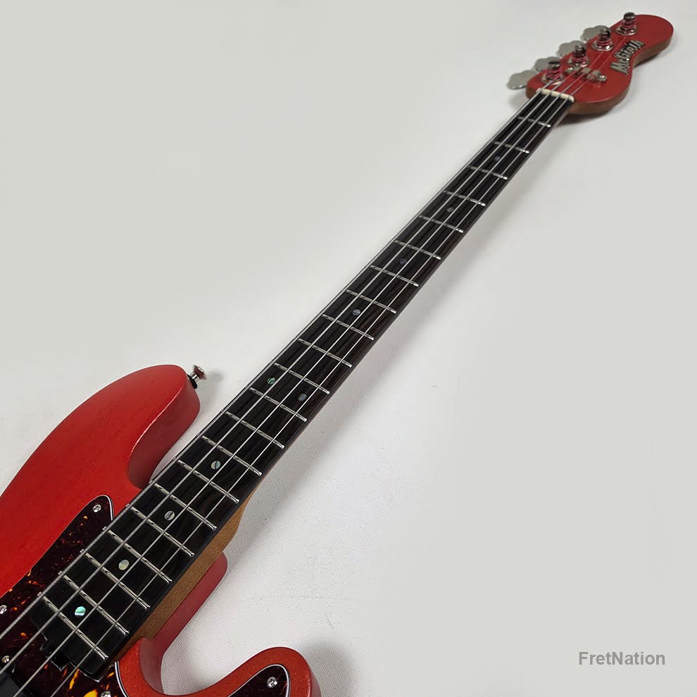 McGrath Guitars McGrath J-Style Thunderhorse IV 4-String Bass EMG - Siesta Red 8.96lbs