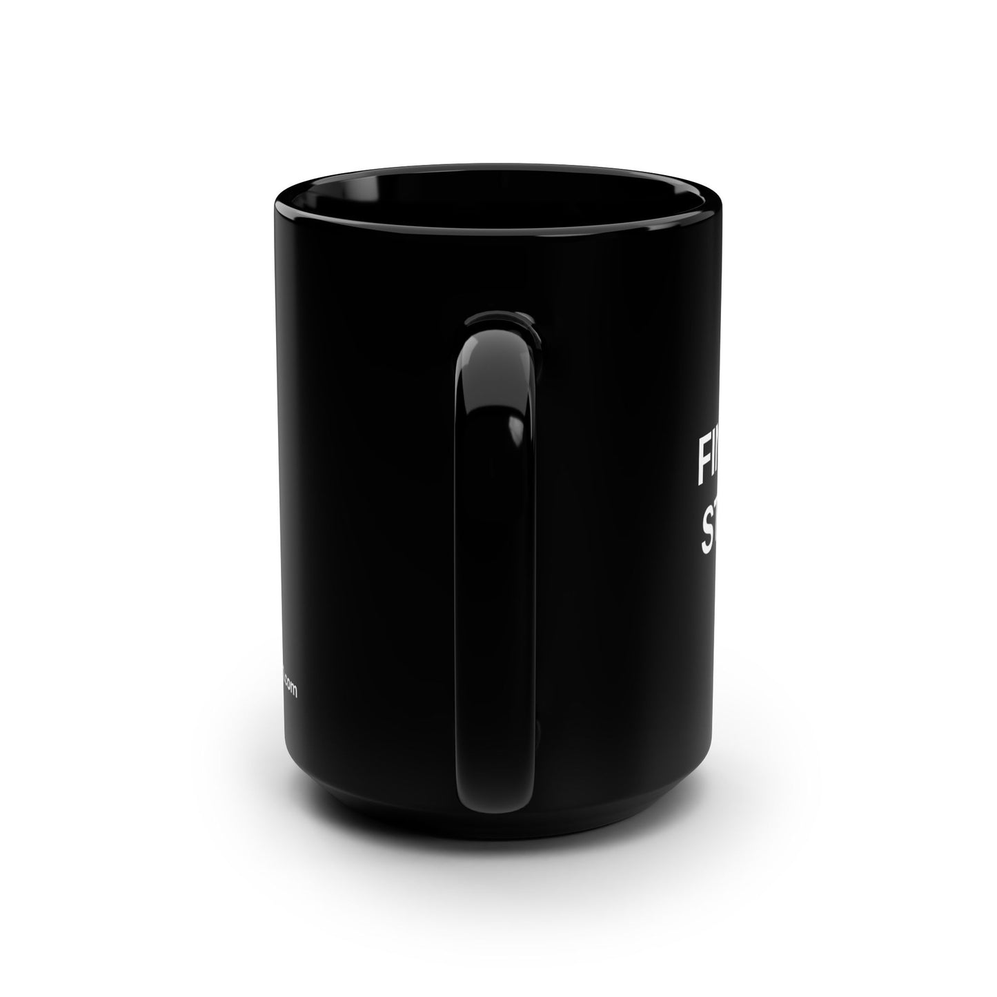 Printify FINGER STYLE - Black Mug, 15oz