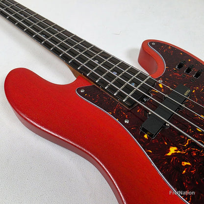 McGrath Guitars McGrath J-Style Thunderhorse IV 4-String Bass EMG - Siesta Red 8.96lbs