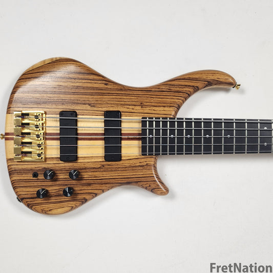 Fret Nation Pedulla Thunderbass V 5-String Bass Zebra 1999 T-7225 9.78lbs