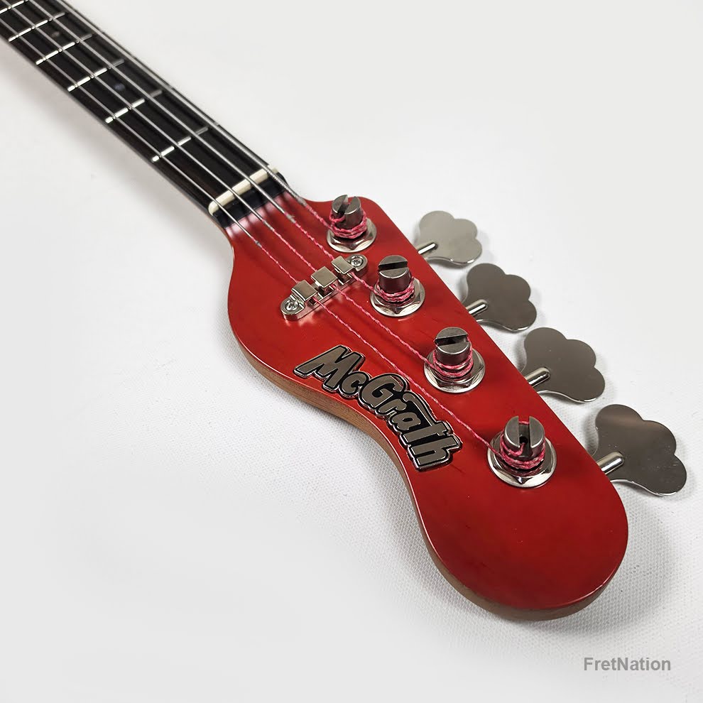 McGrath Guitars McGrath J-Style Thunderhorse IV 4-String Bass EMG - Siesta Red 8.96lbs