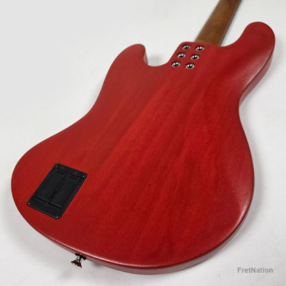 McGrath Guitars McGrath J-Style Thunderhorse IV 4-String Bass EMG - Siesta Red 8.96lbs