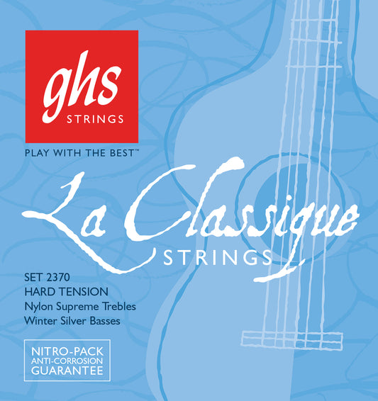 GHS Strings GHS La Classique Nylon Classical Guitar 06-String Set - 29-43 Hard Tension 2370