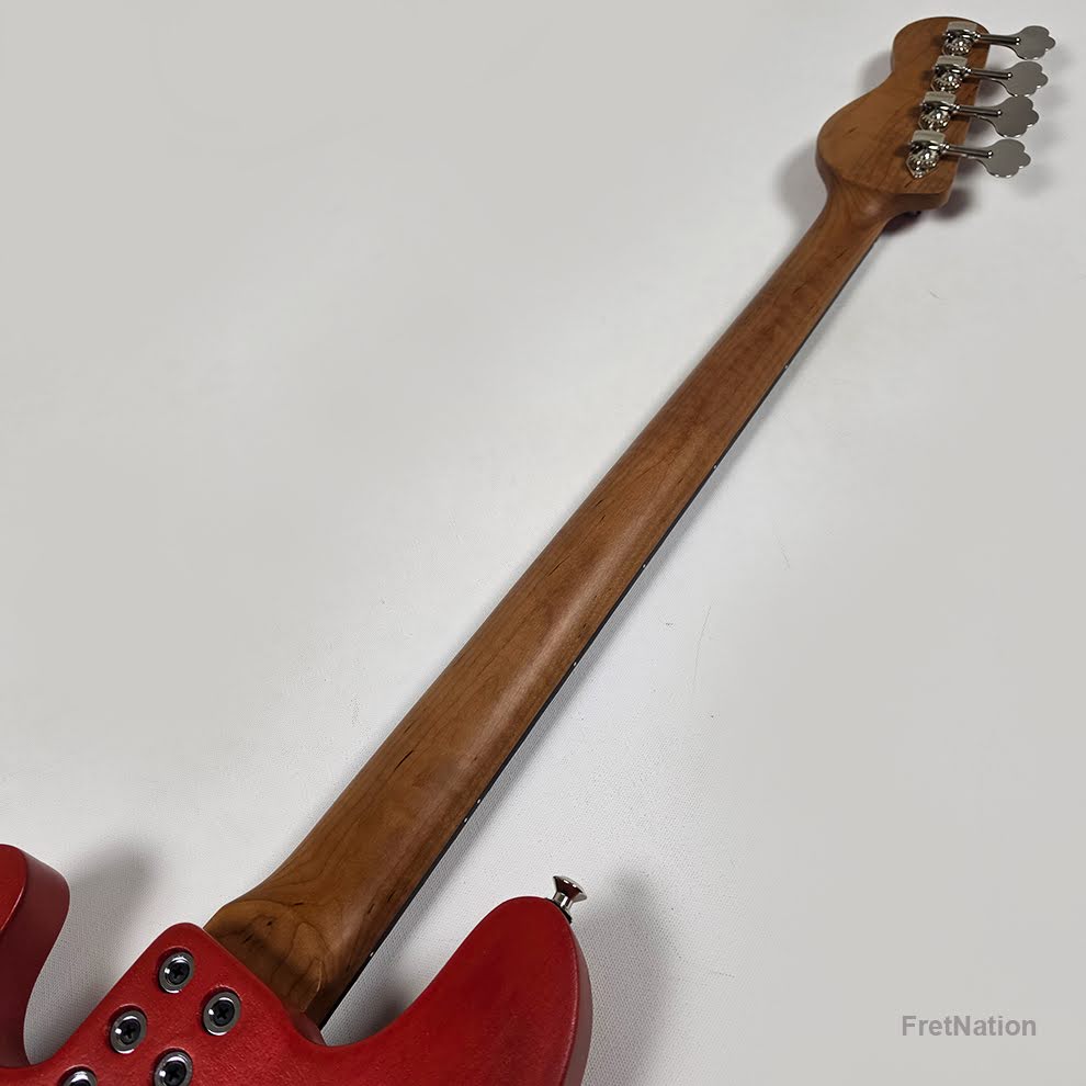 McGrath Guitars McGrath J-Style Thunderhorse IV 4-String Bass EMG - Siesta Red 8.96lbs