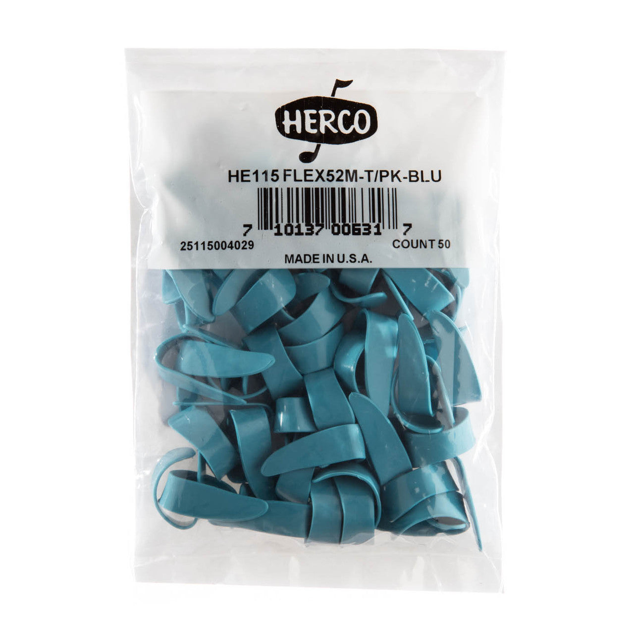 Jim Dunlop DUNLOP HERCO FLEX 52 GUITAR THUMBPICK REFILL BAG 50-PACK - HE115