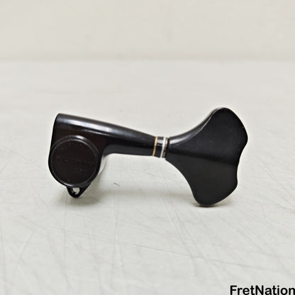 Fret Nation GOTOH Res-O-Lite GB350 BLACK Tuning Machine - Bass Side - OLD BUTTON