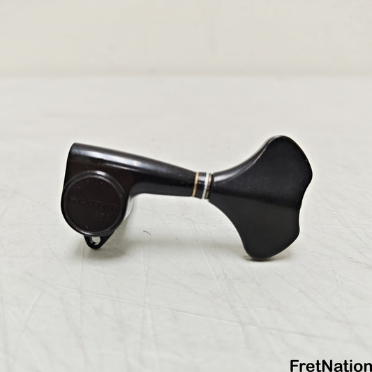 Fret Nation GOTOH Res-O-Lite GB350 BLACK Tuning Machine - Bass Side - OLD BUTTON