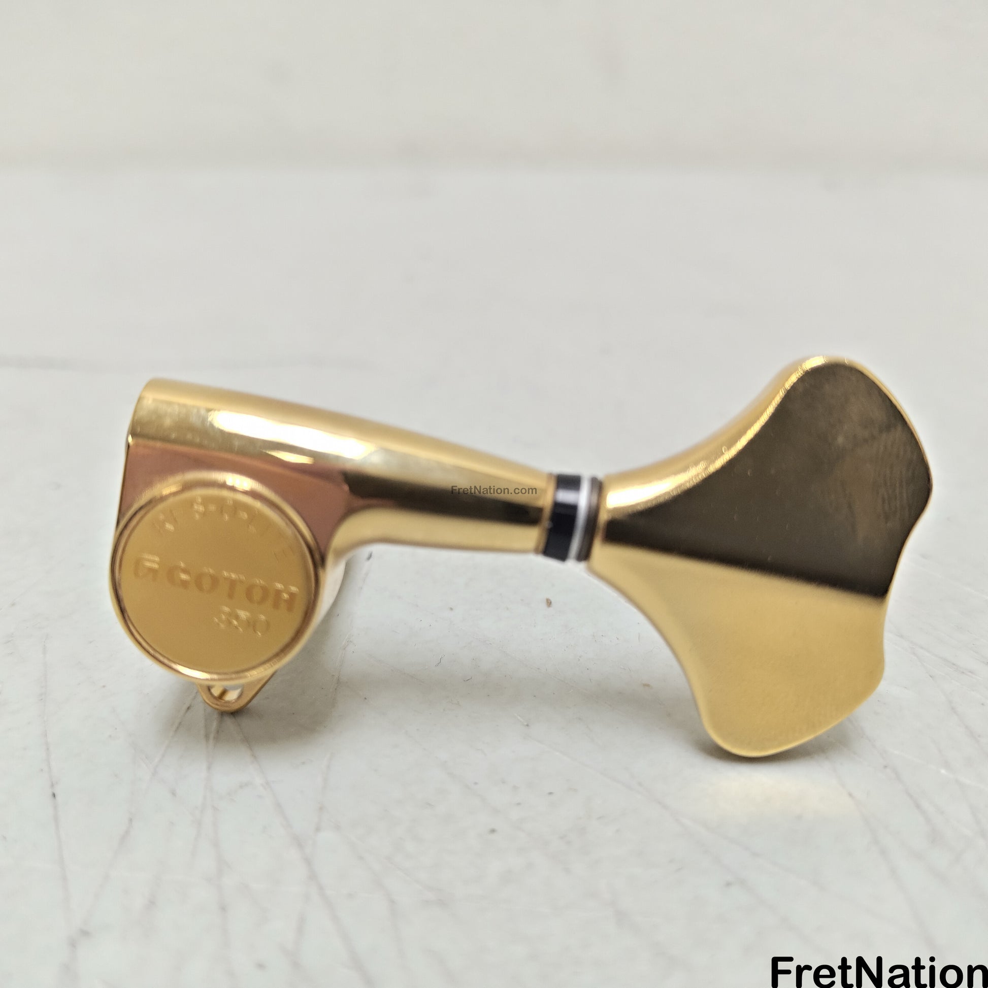 Fret Nation GOTOH Res-O-Lite GB350 GOLD Tuning Machine - Bass Side - OLD BUTTON