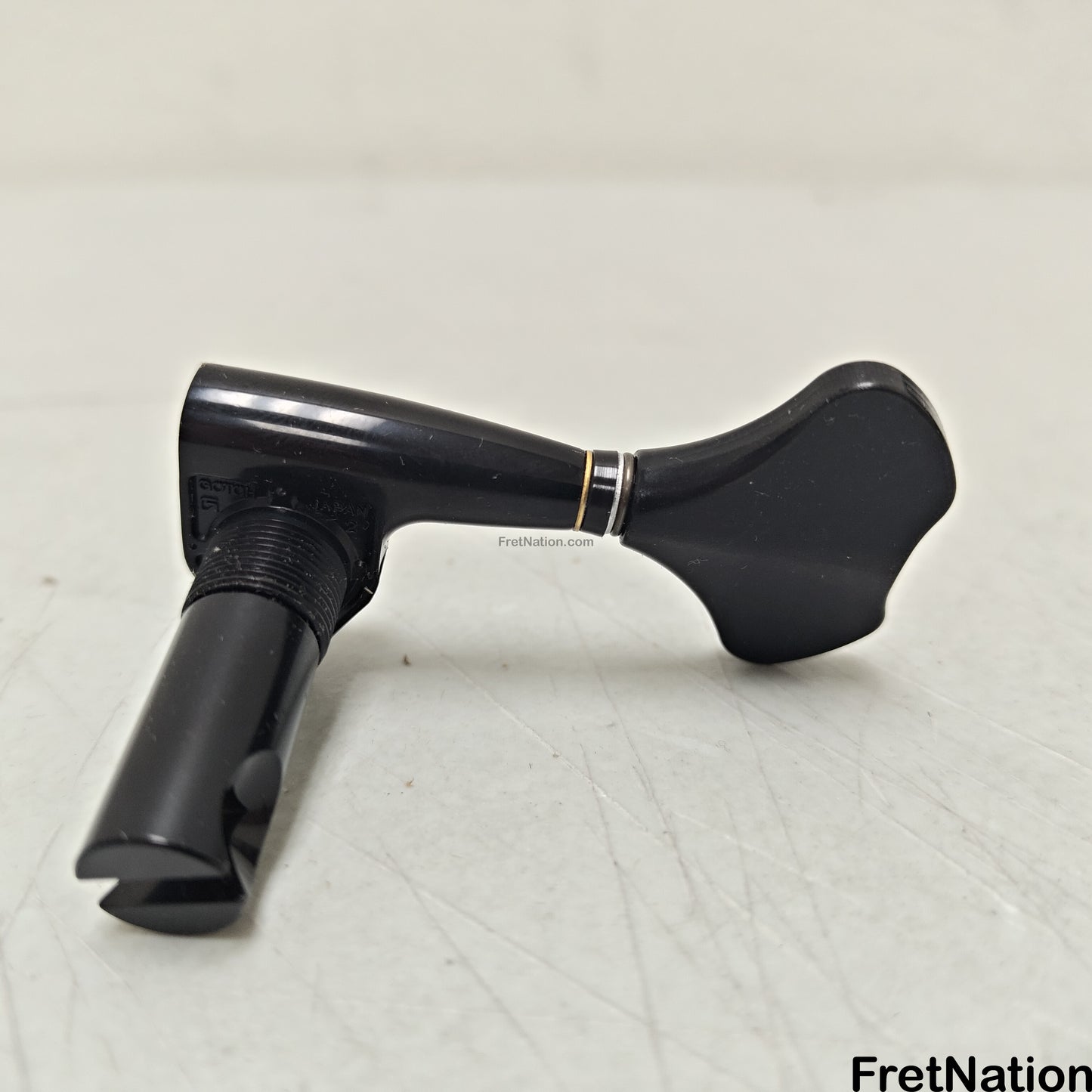 Fret Nation GOTOH Res-O-Lite GB350 BLACK Tuning Machine - Treble Side - OLD BUTTON